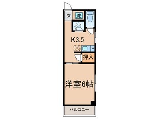 サンハイムタカハシの物件間取画像